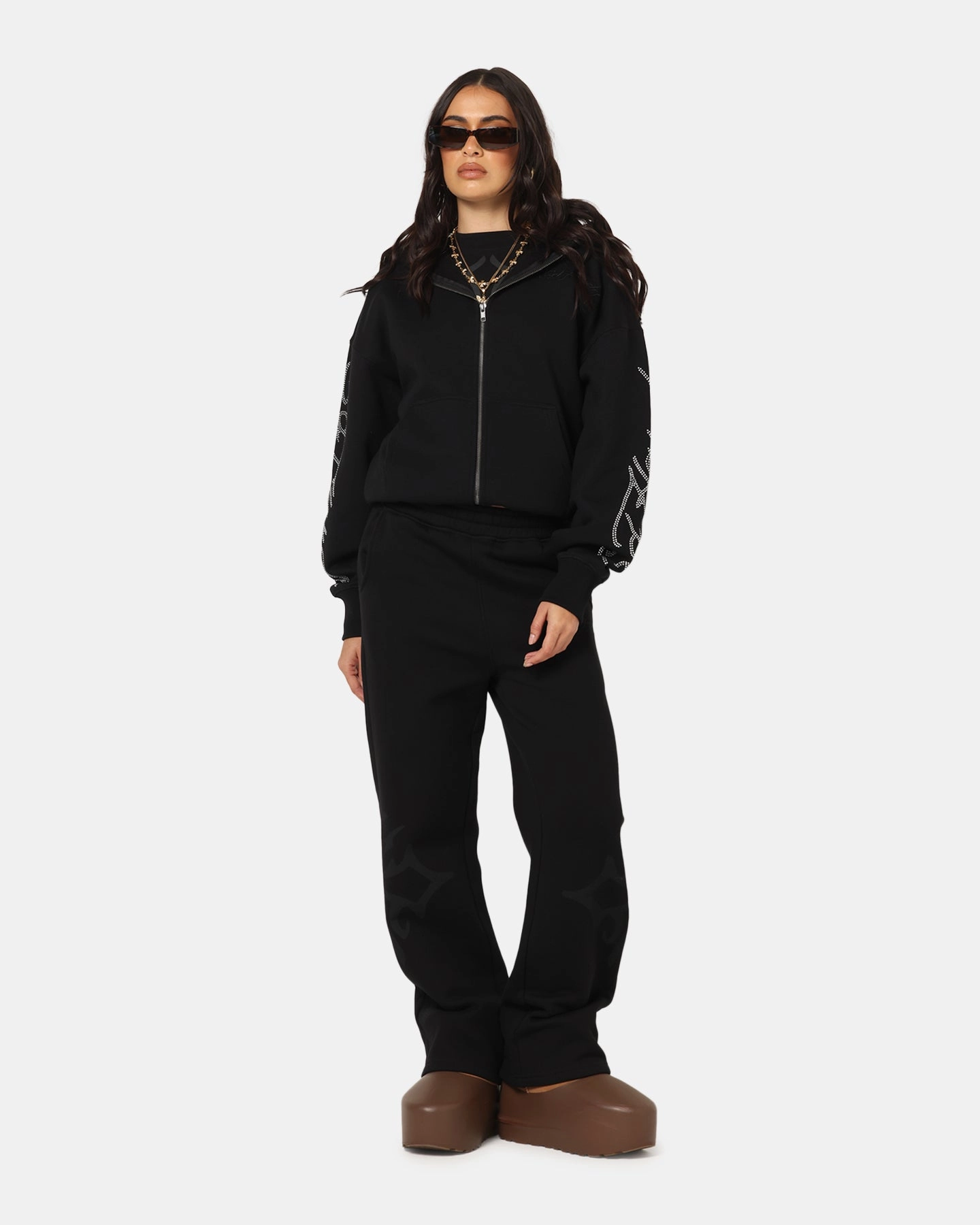 Non Irritating Tags Flexible Design Ed Hardy Trinity Sweatpants Black