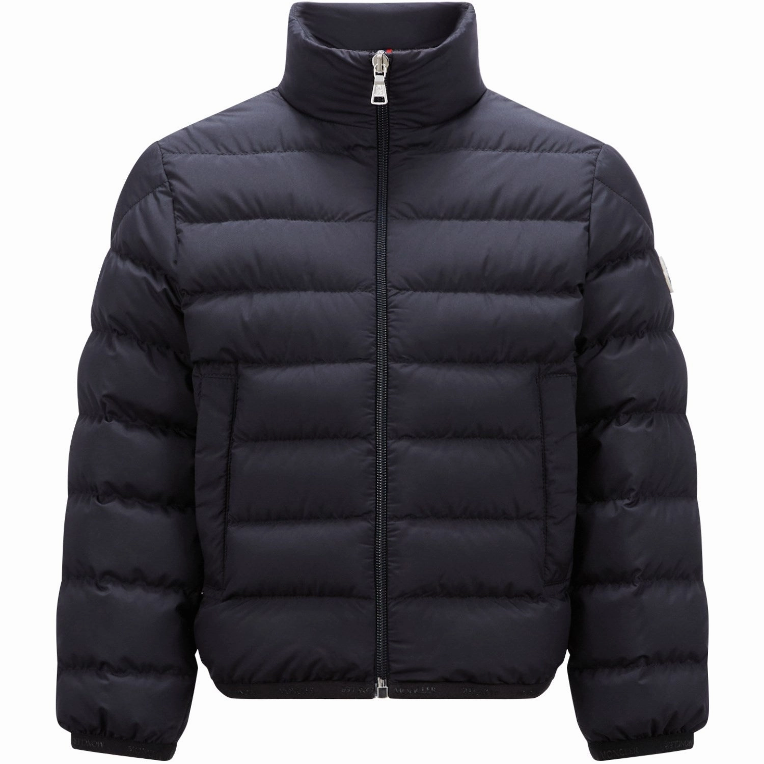 Cozy Hood Detail Softshell Technology Moncler Medium Blue Baudinet Jacket