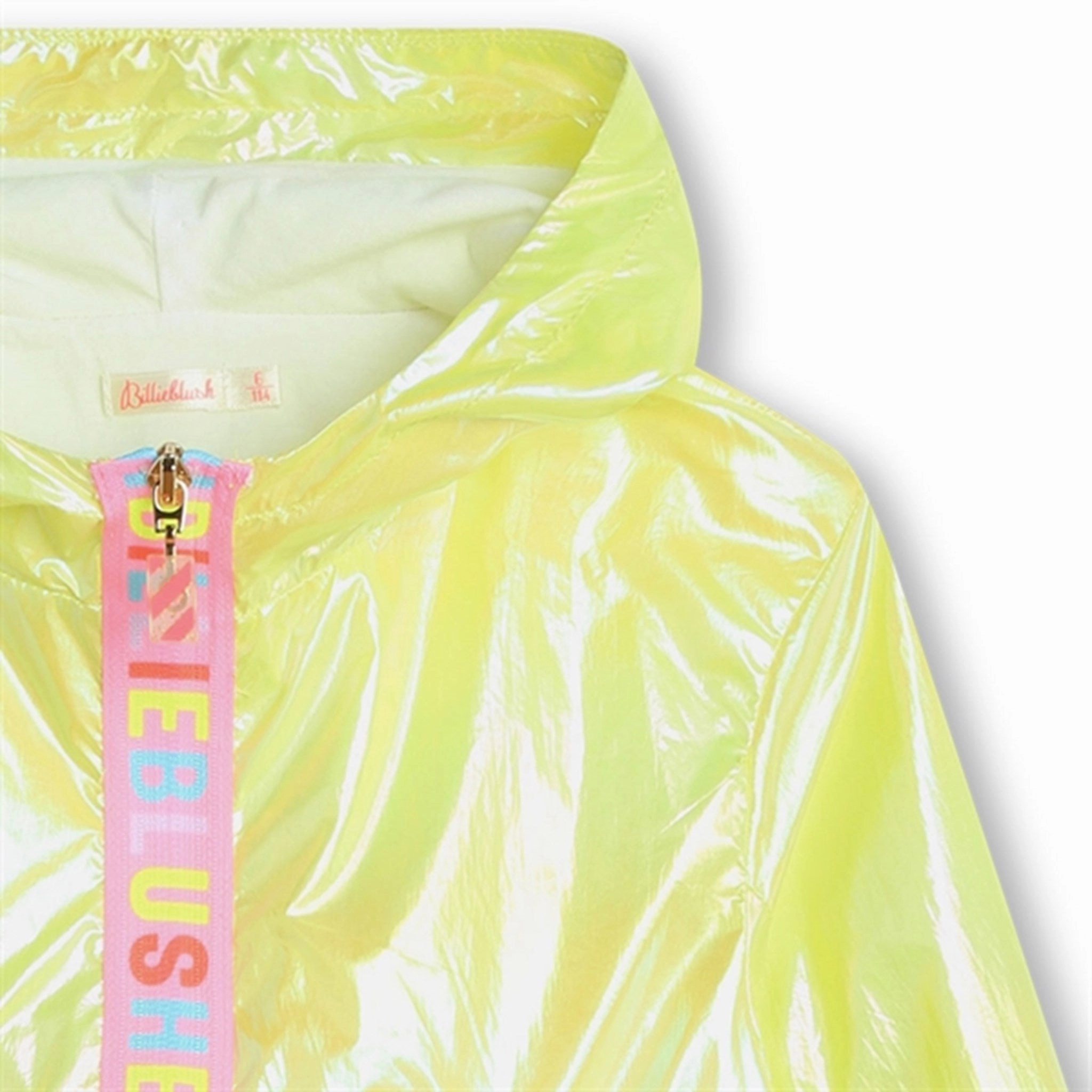 Noise Free Material Billieblush Ochre Hooded Windbreaker