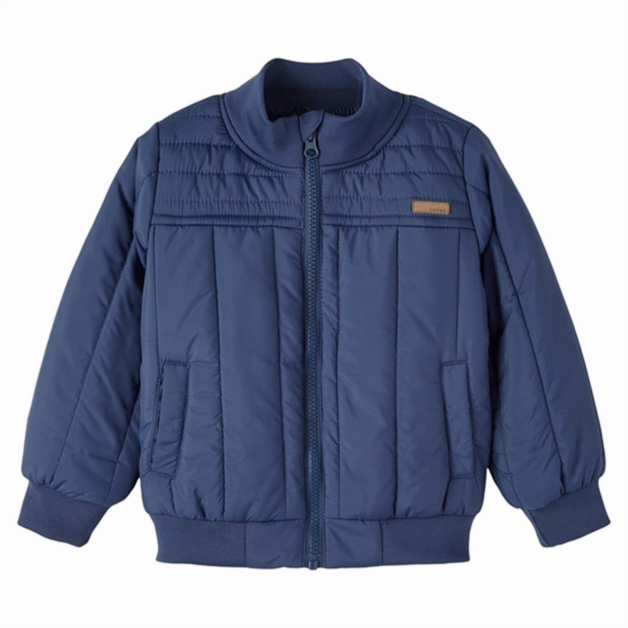 Name it Insignia Blue Mars Quilted Jacket clean design Abrasion Resistant Fabric