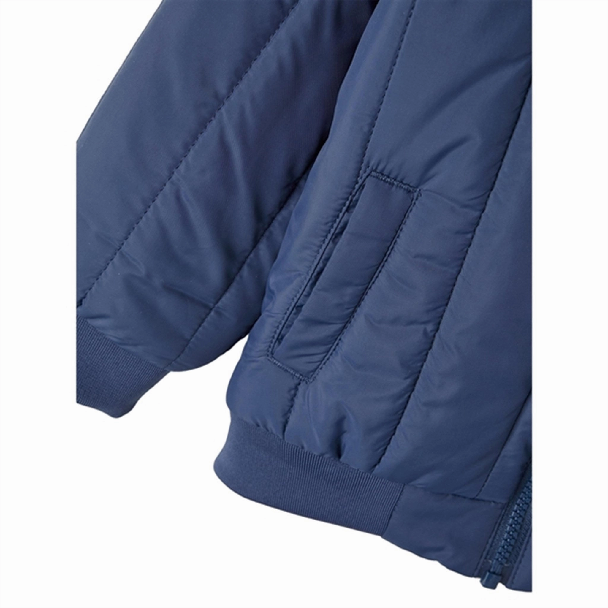 Adjustable Detachable Hood Name it Insignia Blue Mars Quilted Jacket