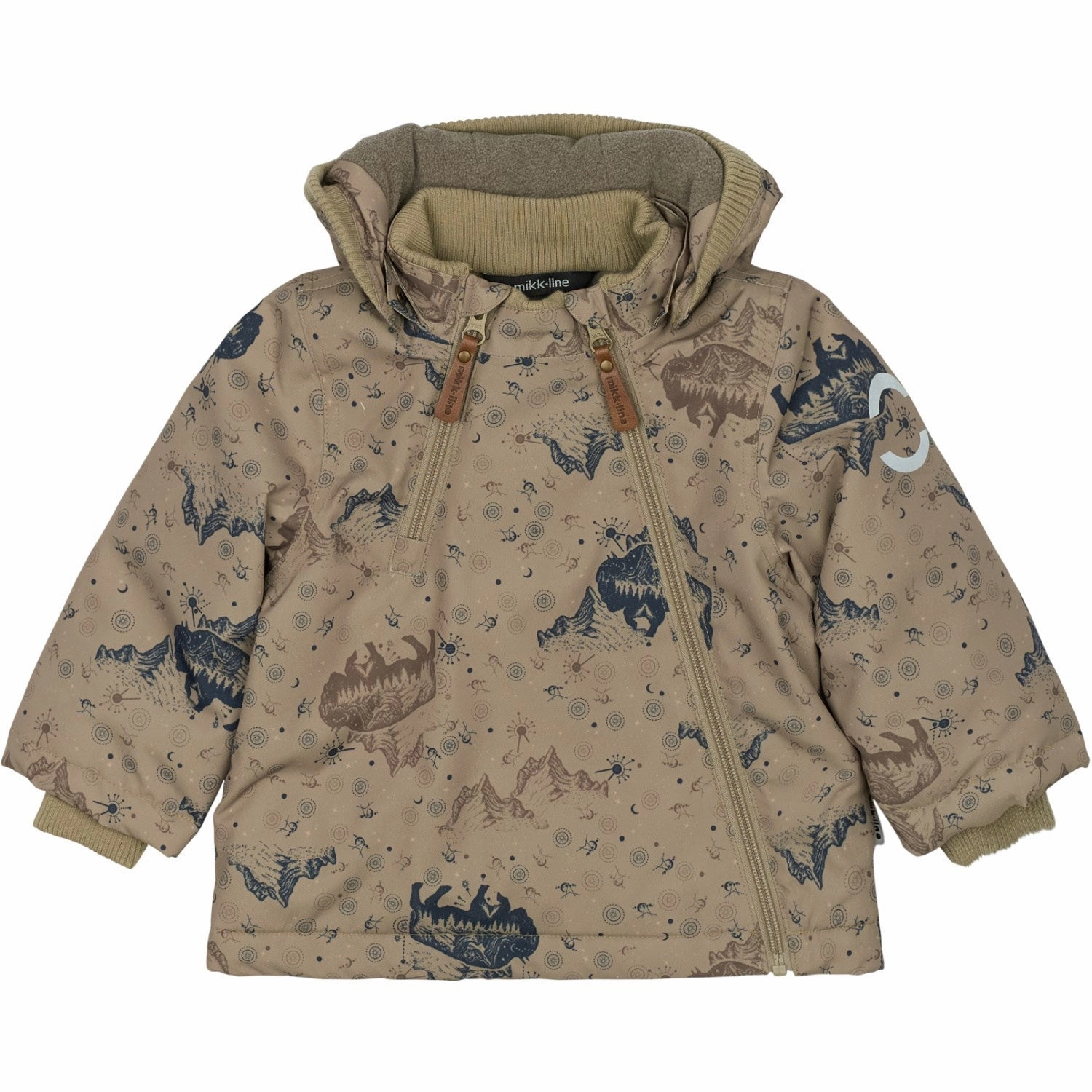 Simple Layers Mikk-Line Coriander Polyester Baby Jacket AOP