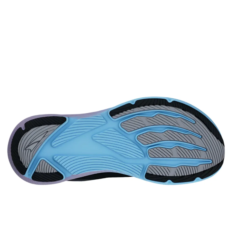 Altra Women's Experience Flow 2 Running Shoes in Black/Light Blue AW25 Shock   Absorbing Midsole Soft Grip