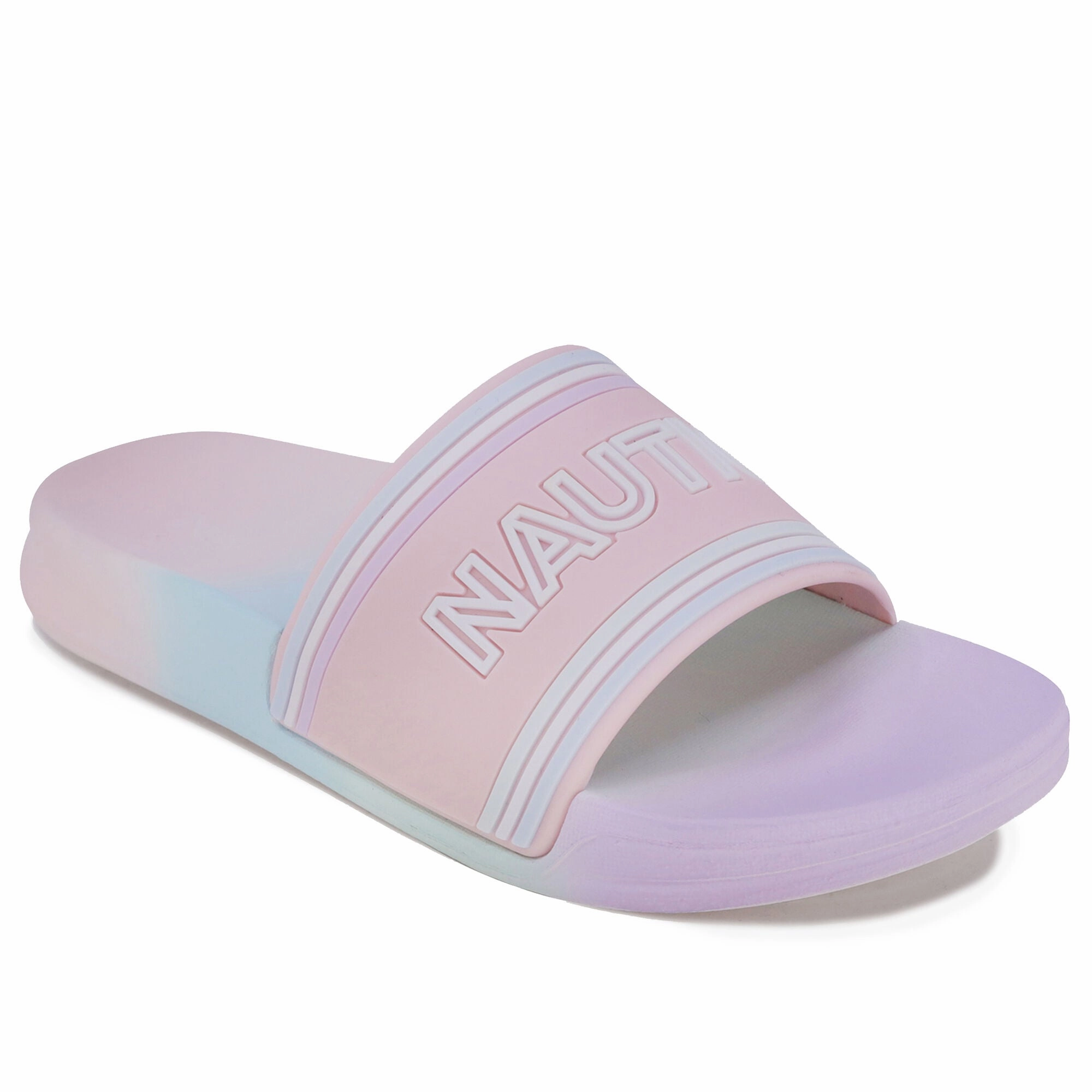 Performance Flex Nautica Girls' Logo Slide Sandal