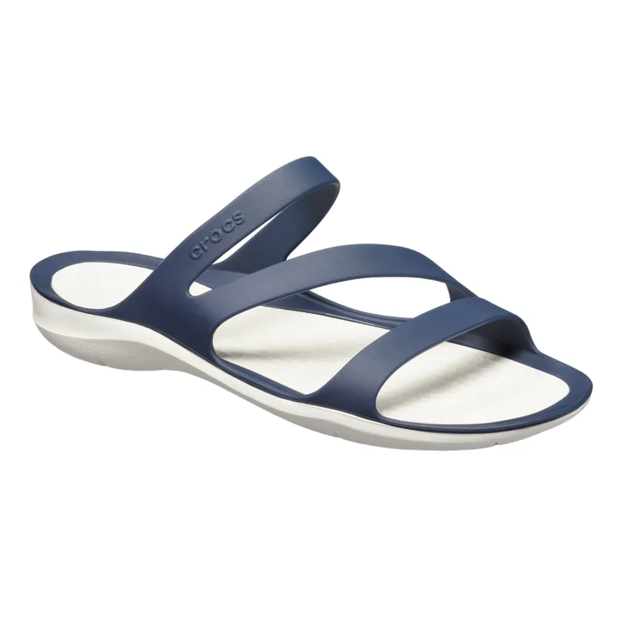Foot Freedom No Rub Crocs sandalo basso da donna Swiftwater 203998 462 blu bianco