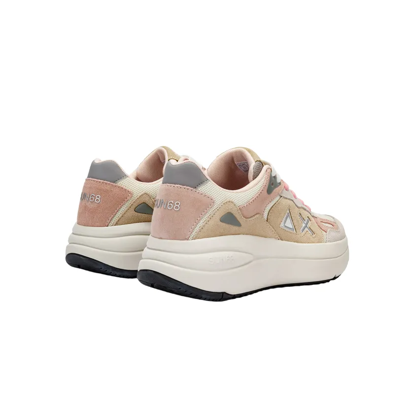 forest running shoes running socks liner Sun68 scarpa sneakers da donna Venus Z34219 31 bianco-panna