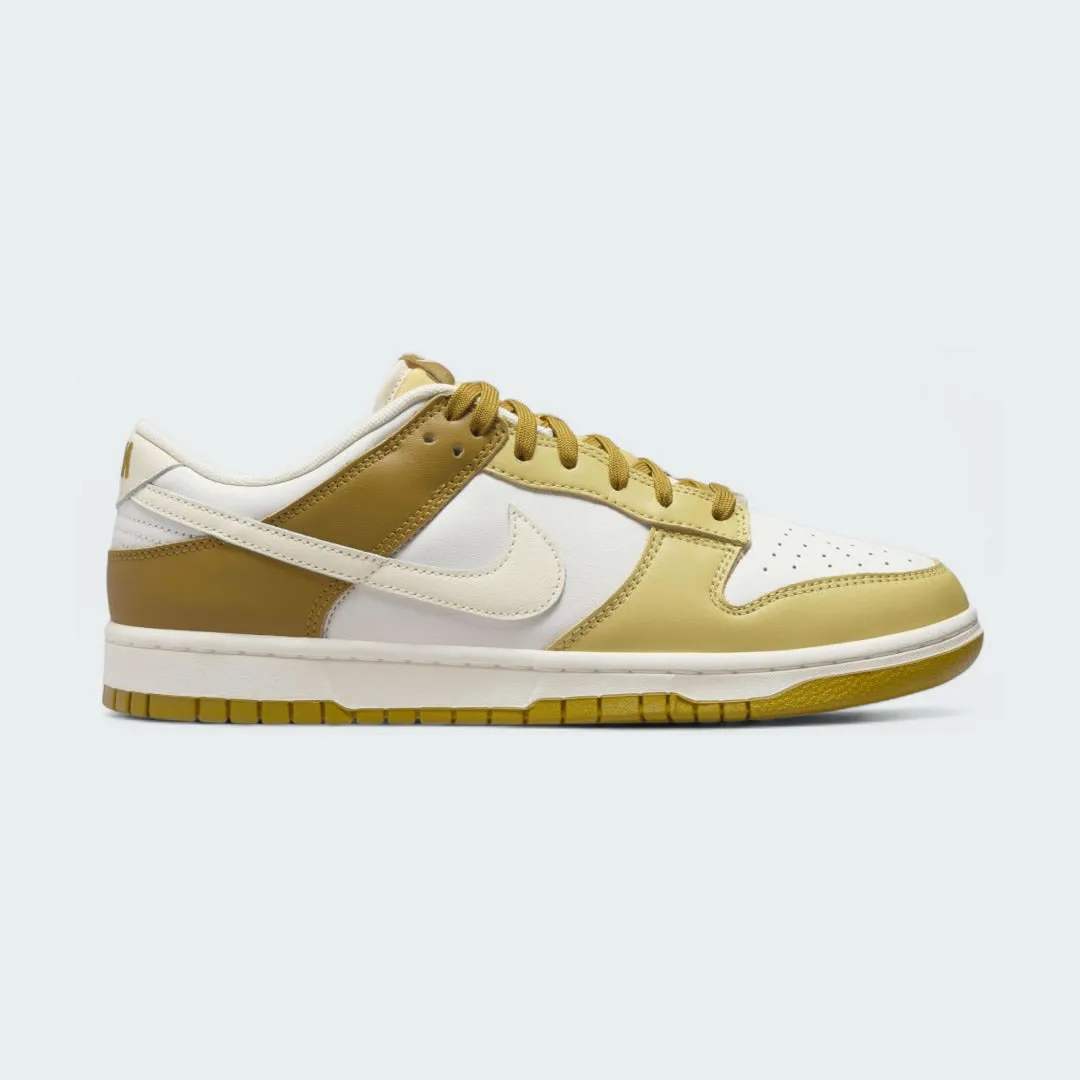 Nike Dunk Low Retro Men's Bronze Leather Sneakers FZ4042 716 retro running gear