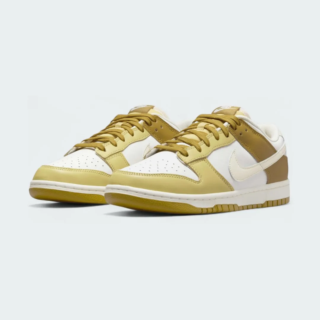 Neutral Stance race Nike Dunk Low Retro Men's Bronze Leather Sneakers FZ4042 716