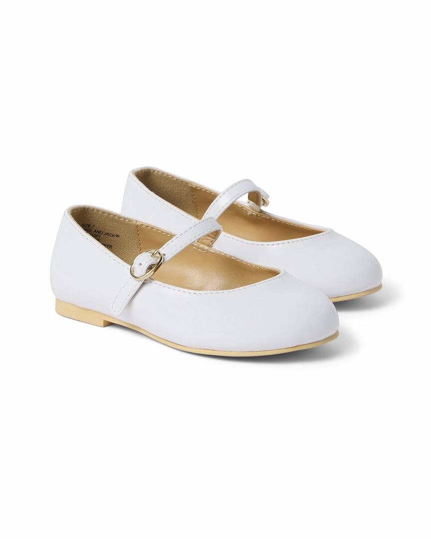 Janie and Jack Buckle Strap Ballet Flat Air Circulation
