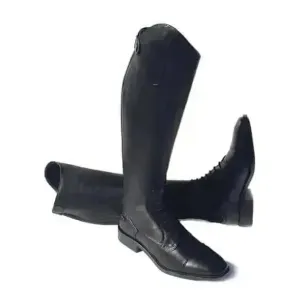 Rhinegold Elite Luxus Long Riding Boots Black