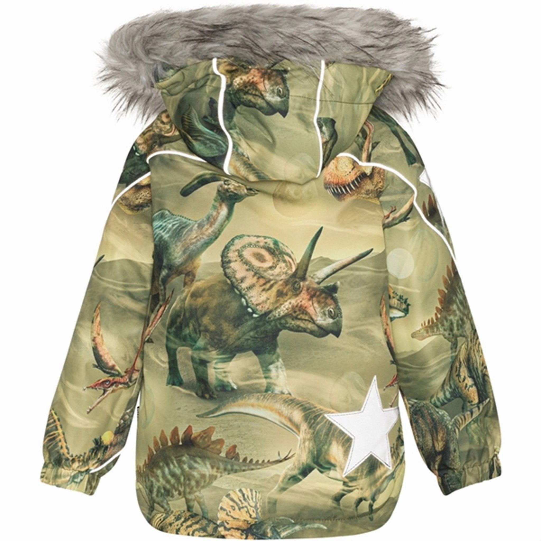 Zippered Closures Weather Proof Molo Ancient Time Hopla Fur Jacket