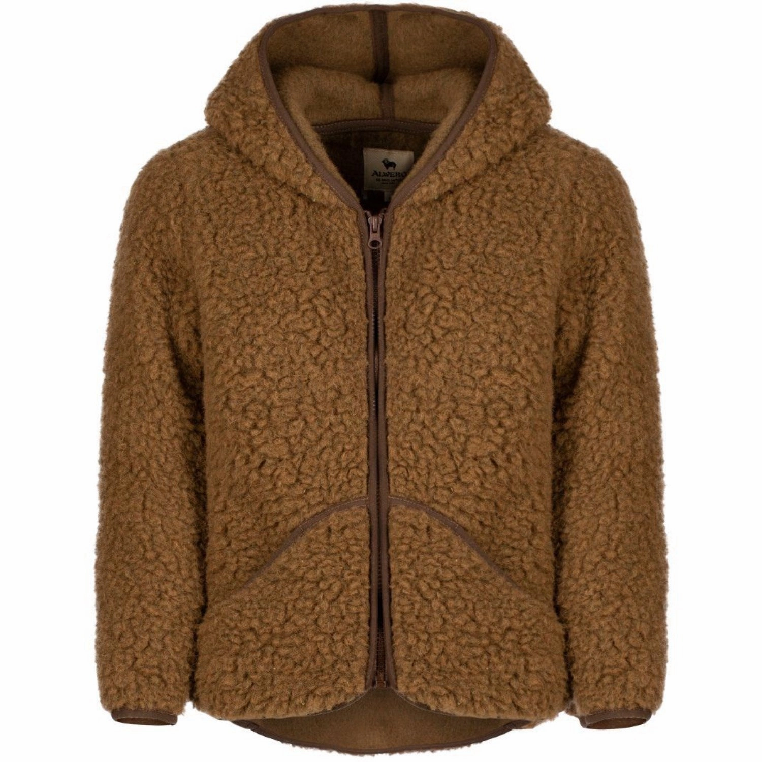 Alwero Brown Jacket Cardigan Mody All Season Adaptability