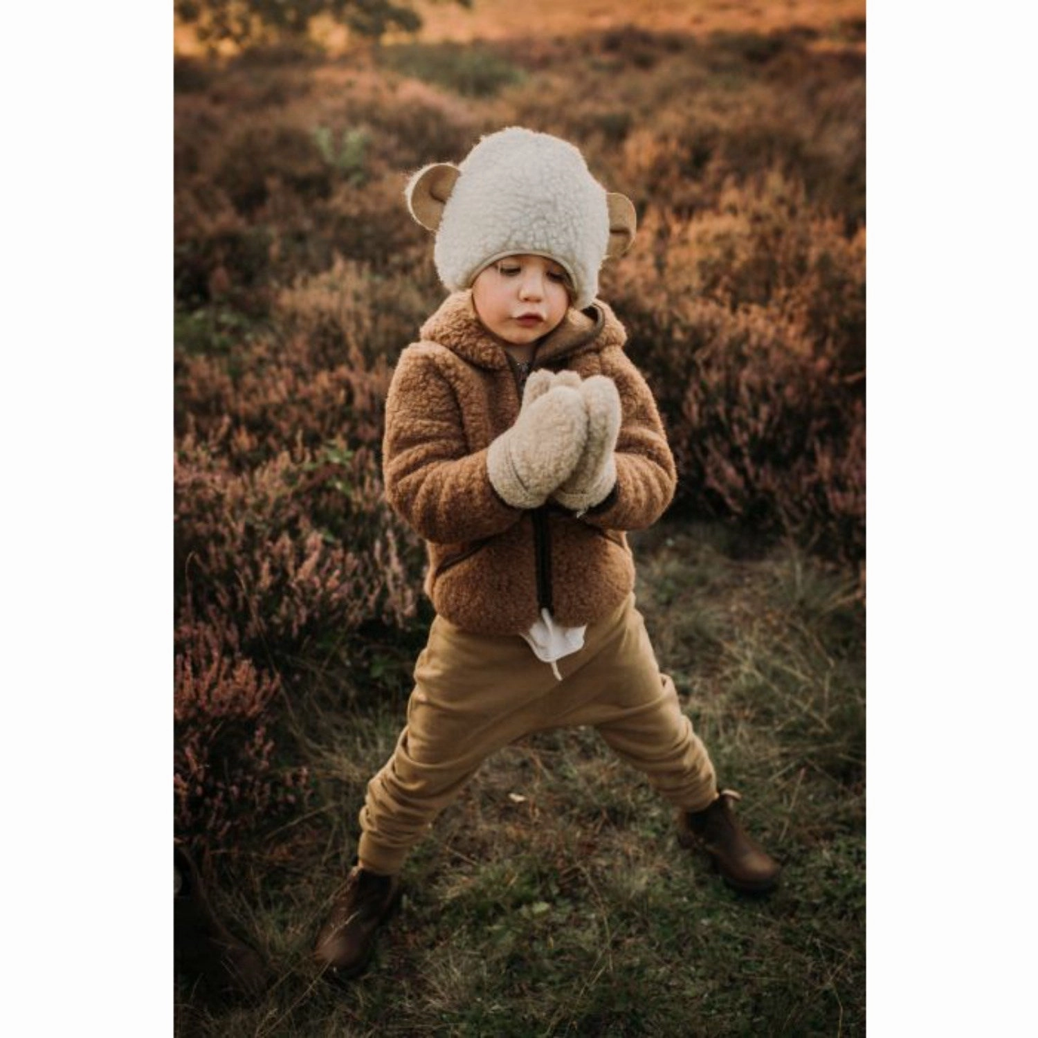 Alwero Brown Jacket Cardigan Mody Anti Static Weave