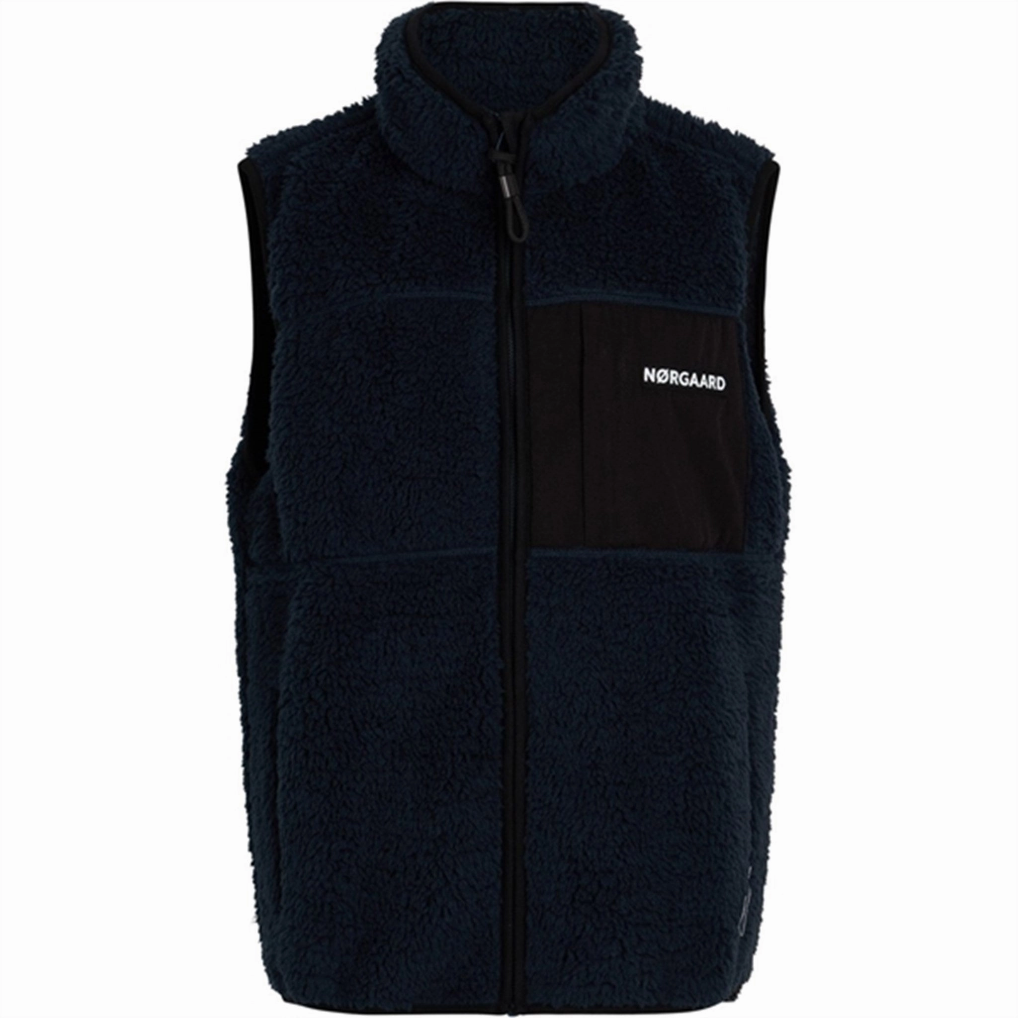 Rubberized Edging Mads N?rgaard Teddy Fleece Vilads Vest Sky Captain