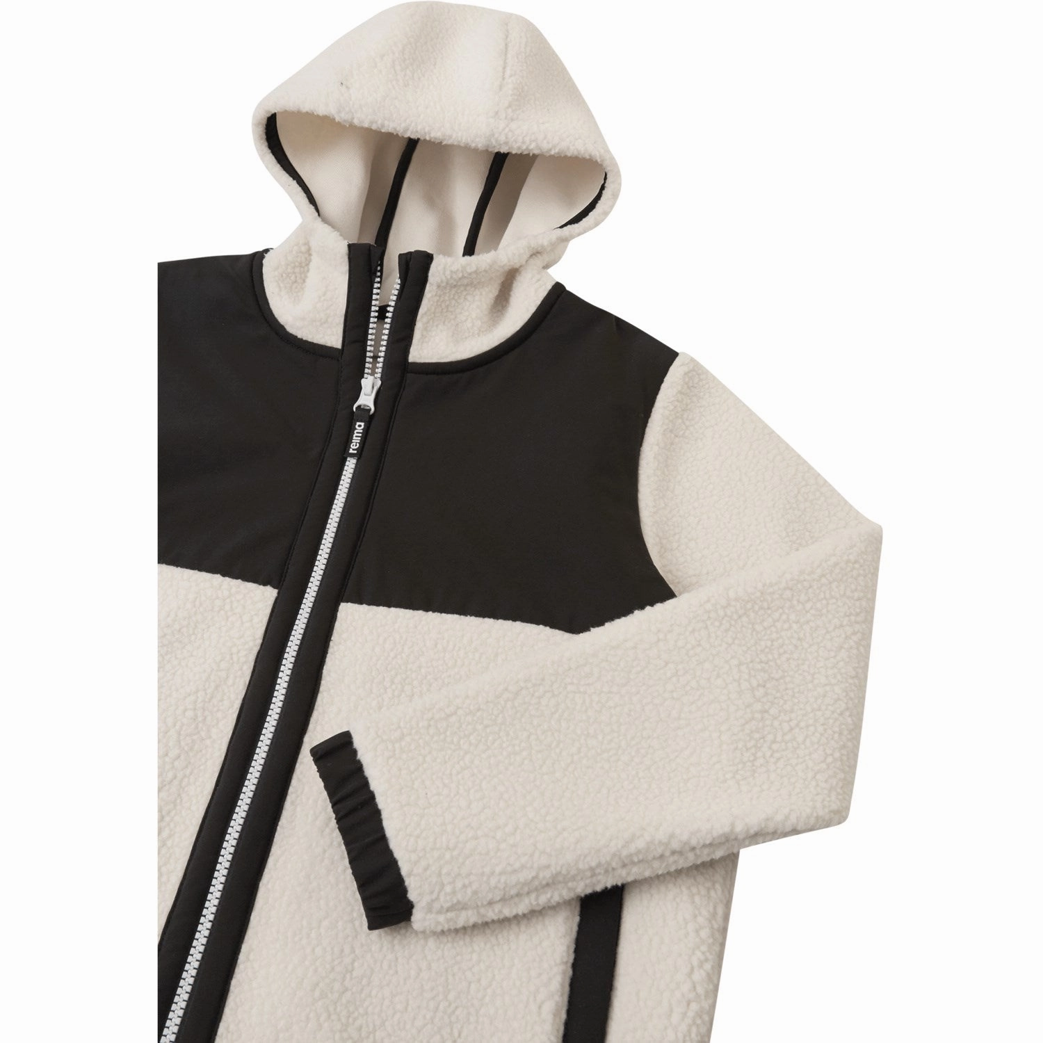 Anti Slip Interior Reima Light Beige Turbo Light Beige Fleece hoodie