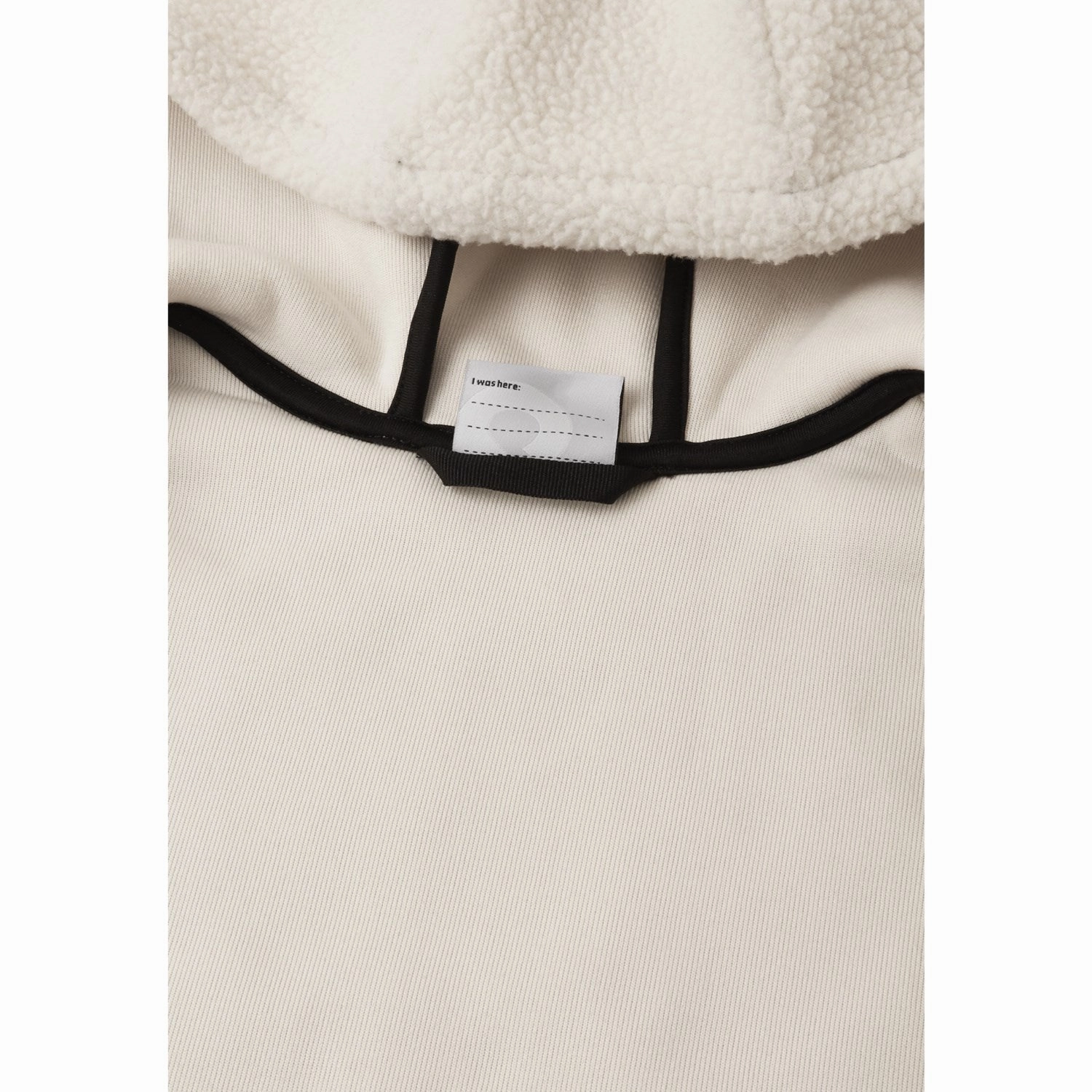 Reima Light Beige Turbo Light Beige Fleece hoodie Quick Dry Material