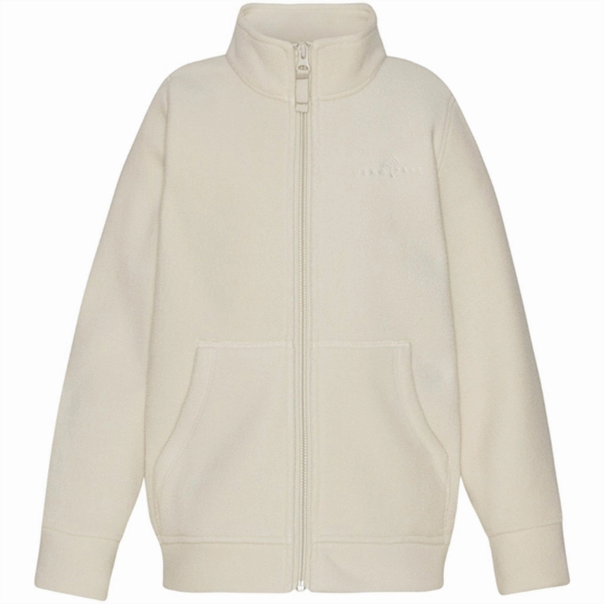 Ver de Terre Doubleface Fleece Jacket Kit/Vanilla Loose Fit Office Wear