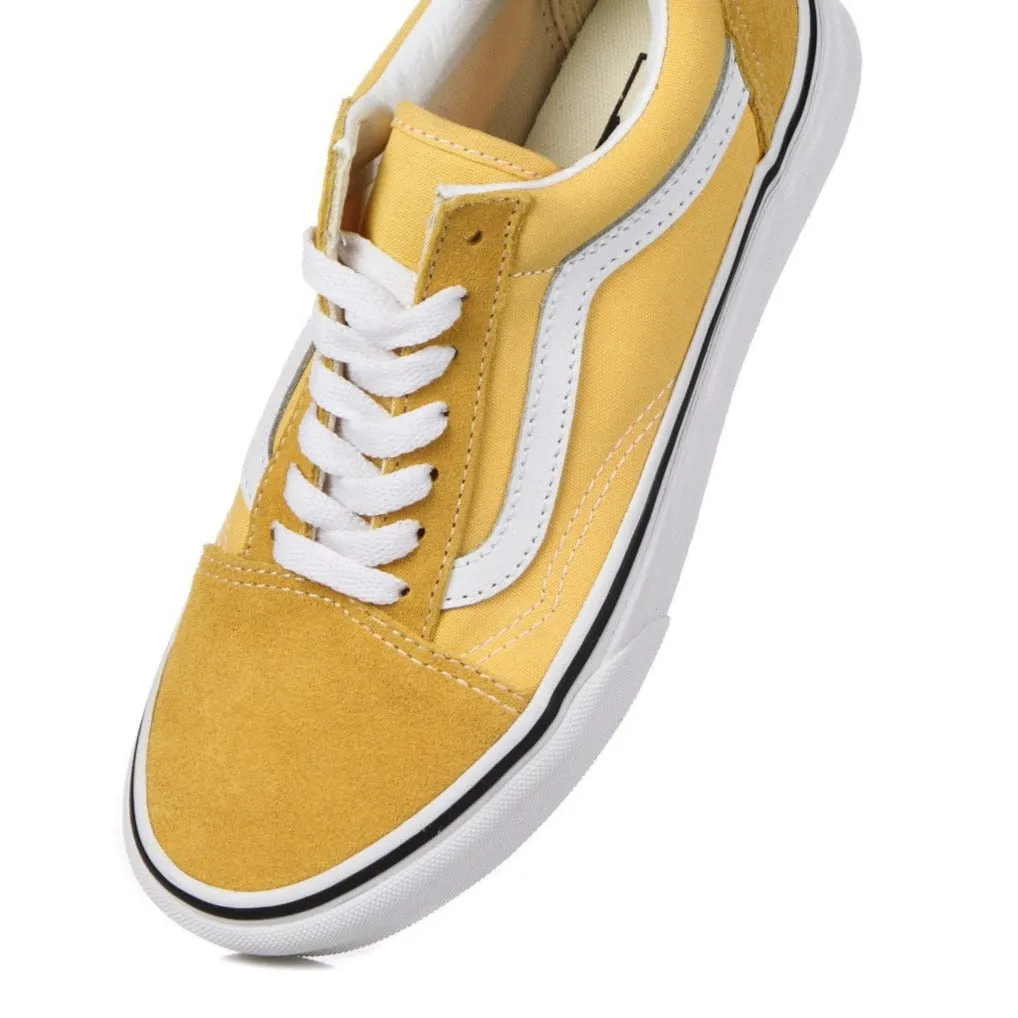 Vans scarpa sneakers da adulto Old Skool VN0A5KRFAVL1 giallo bianco running shoes for athletes competitions