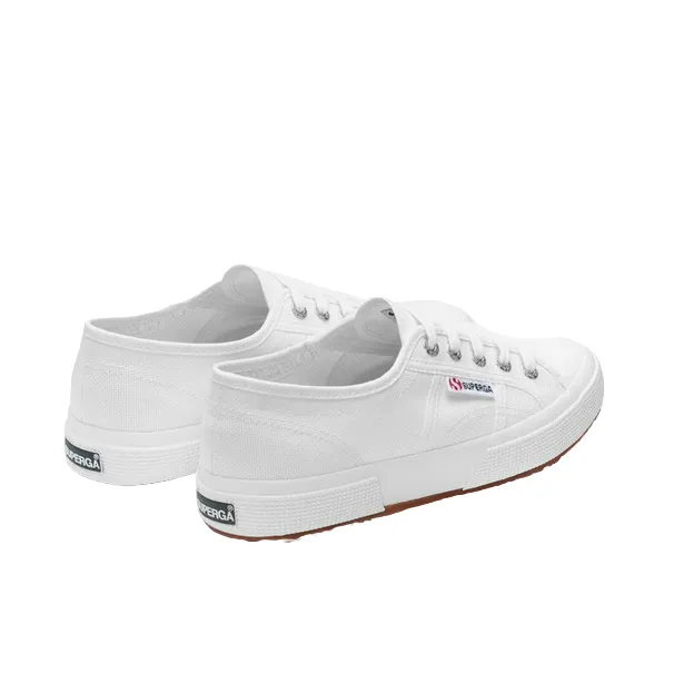 Superga scarpa sneakers unisex in tela 2750 Cotu Classic S000010 901 bianco Heel Stabilizer