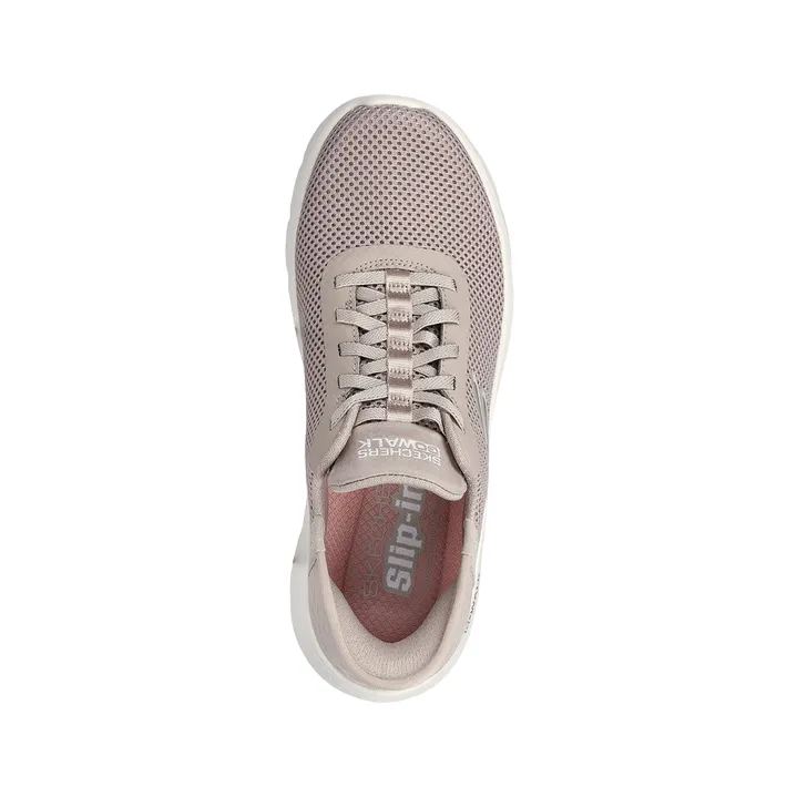 mid - performance shoes Skechers scarpa sneakers da donna Slip-ins Go Walk Flex Grand Entry 124836/TPE tortora