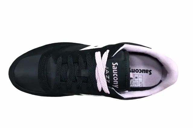 Saucony Original scarpa sneakers da donna Jazz S1044-626 nero-bianco stain - resistant running wear Light color option