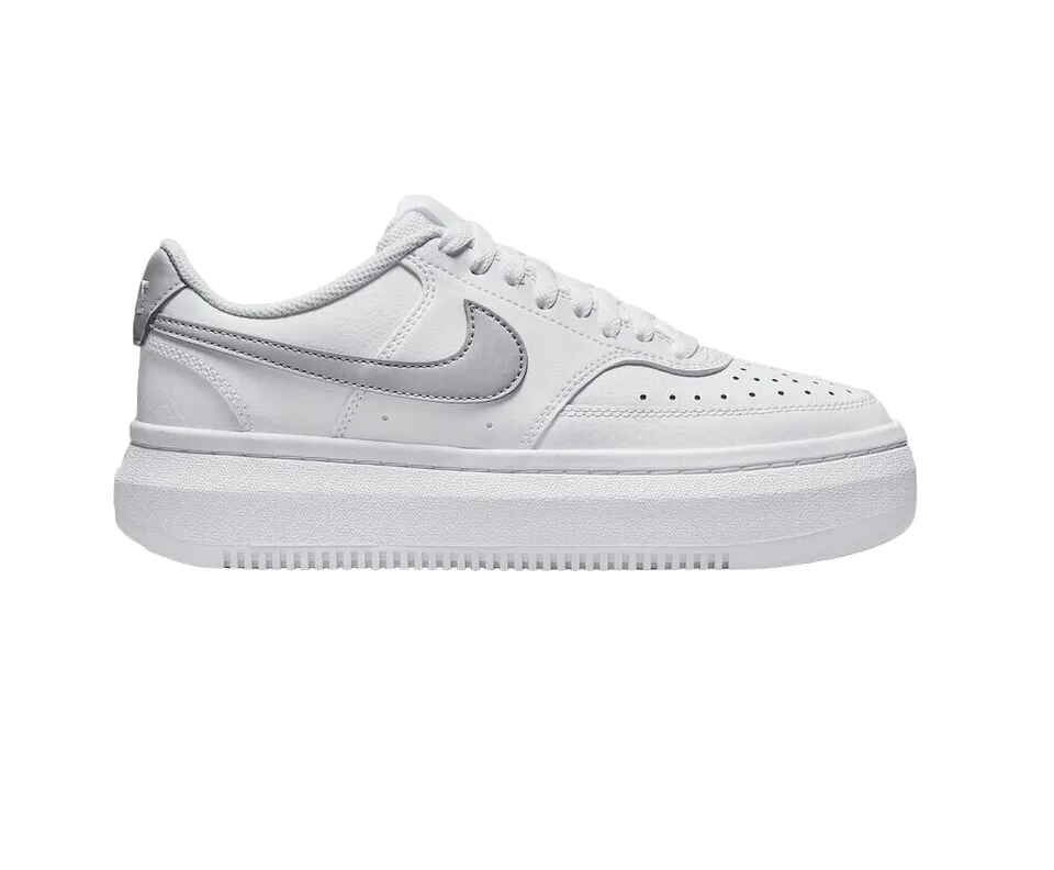 Nike scarpa Sneakers da donna Court Vision Alta Leather DM0113 101 bianco platino Youth runner multi - purpose shoes