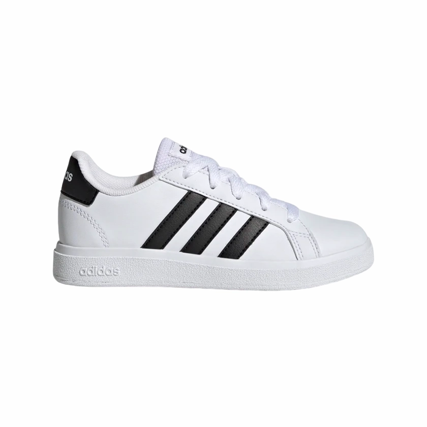 Adidas scarpa sneakers da ragazzi Grand Court 2.0 K GW6511 bianco nero Trendy Look Shoes