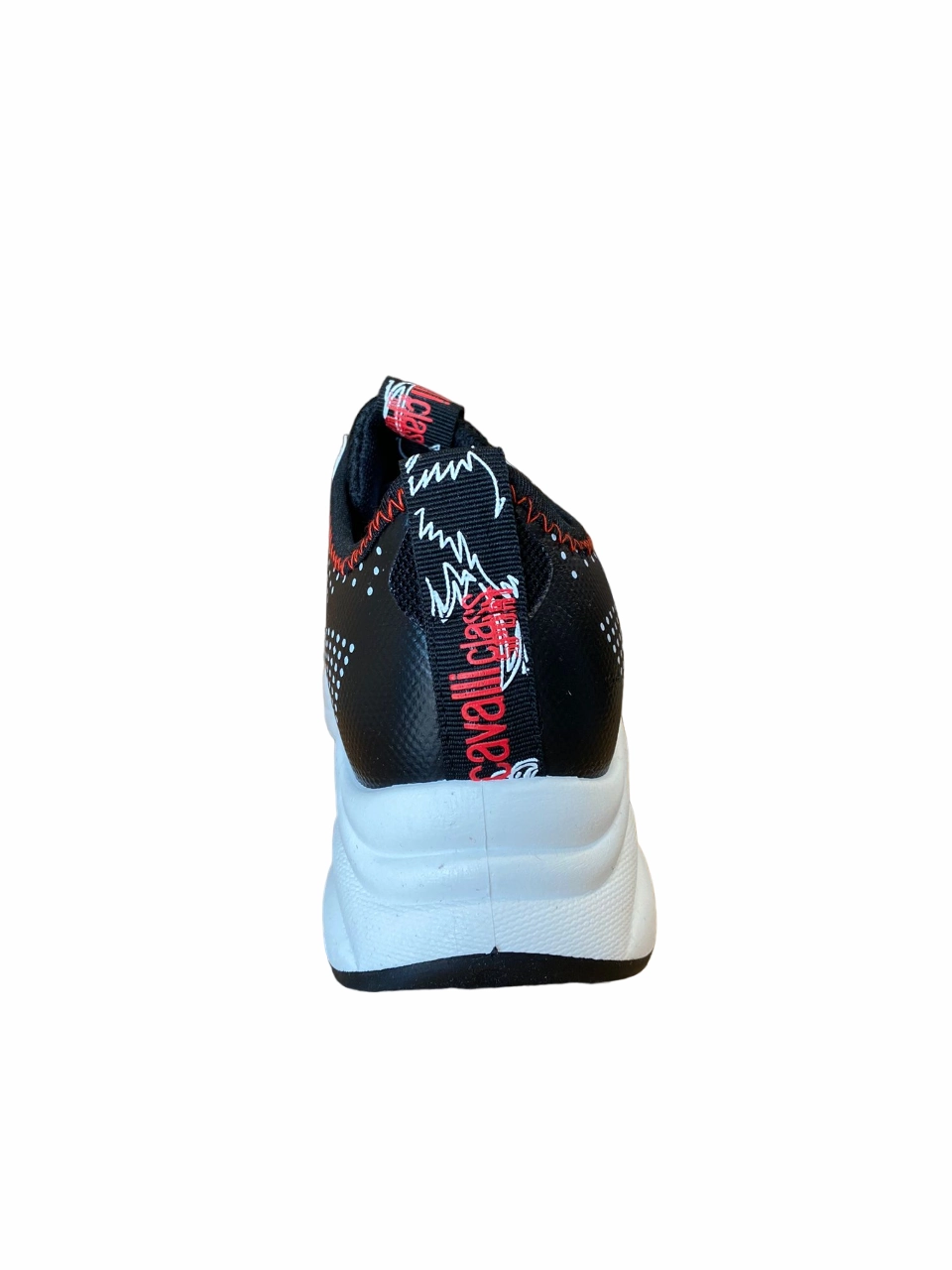 Hot Weather Cavalli Class Sport sneakers casual da donna con zeppa S00CW8635 999 nero
