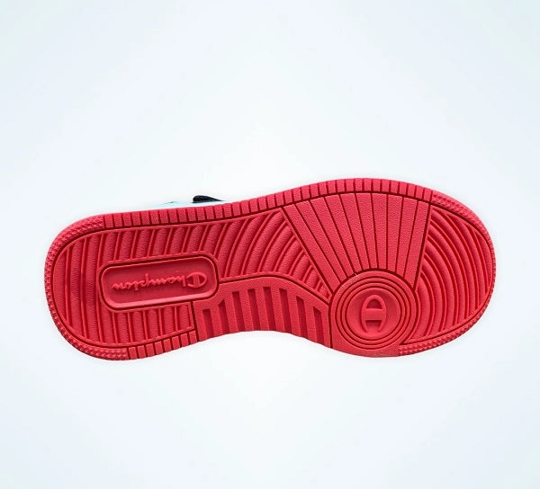 Comfortable ankle support Champion scarpa sneakers da ragazzi Rebound 2.0 Mid S32262-CHA-KK001 nero bianco rosso