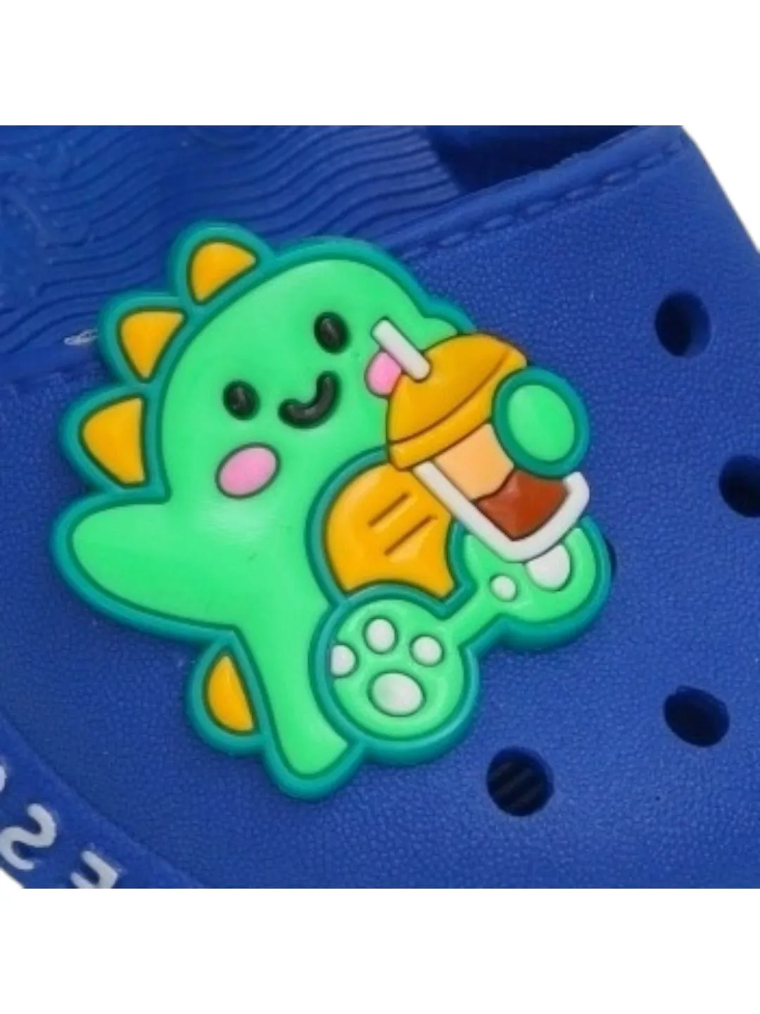 Roaring Fun Dino Detail Sandals in Deep Blue