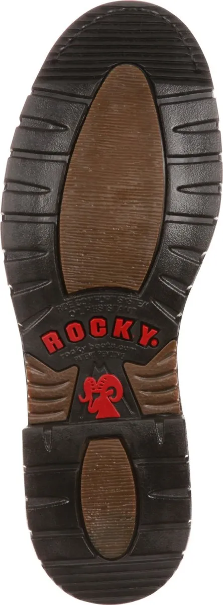 Rocky Original Ride Men's Branson Saddle Roper Waterproof Western Boots Fq0002775 In Brown