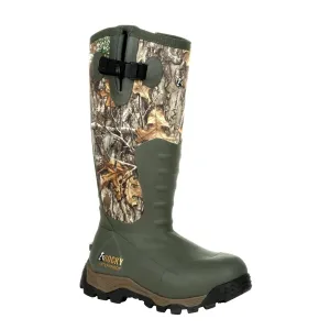 Rocky Sport Pro Women's 1200G Insulated Rubber Outdoor Boots Rks0479 In Realtree Edge