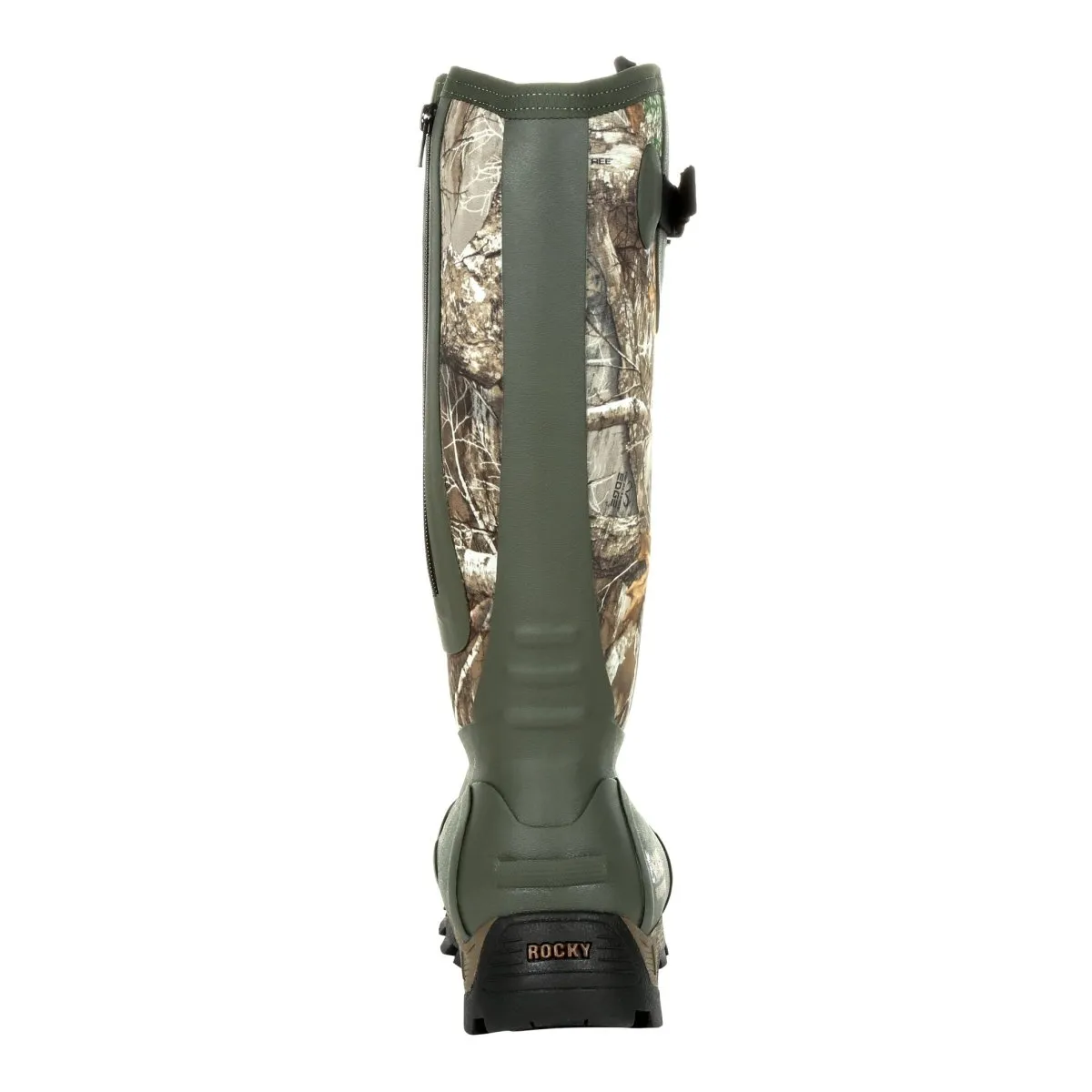 Rocky Sport Pro Women's 1200G Insulated Rubber Outdoor Boots Rks0479 In Realtree Edge