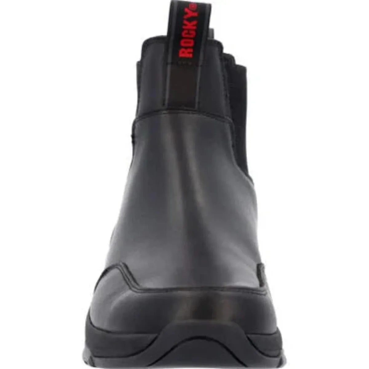 Rocky Station Slip-on Men's Soft Toe Boots Rkd0115 In Black