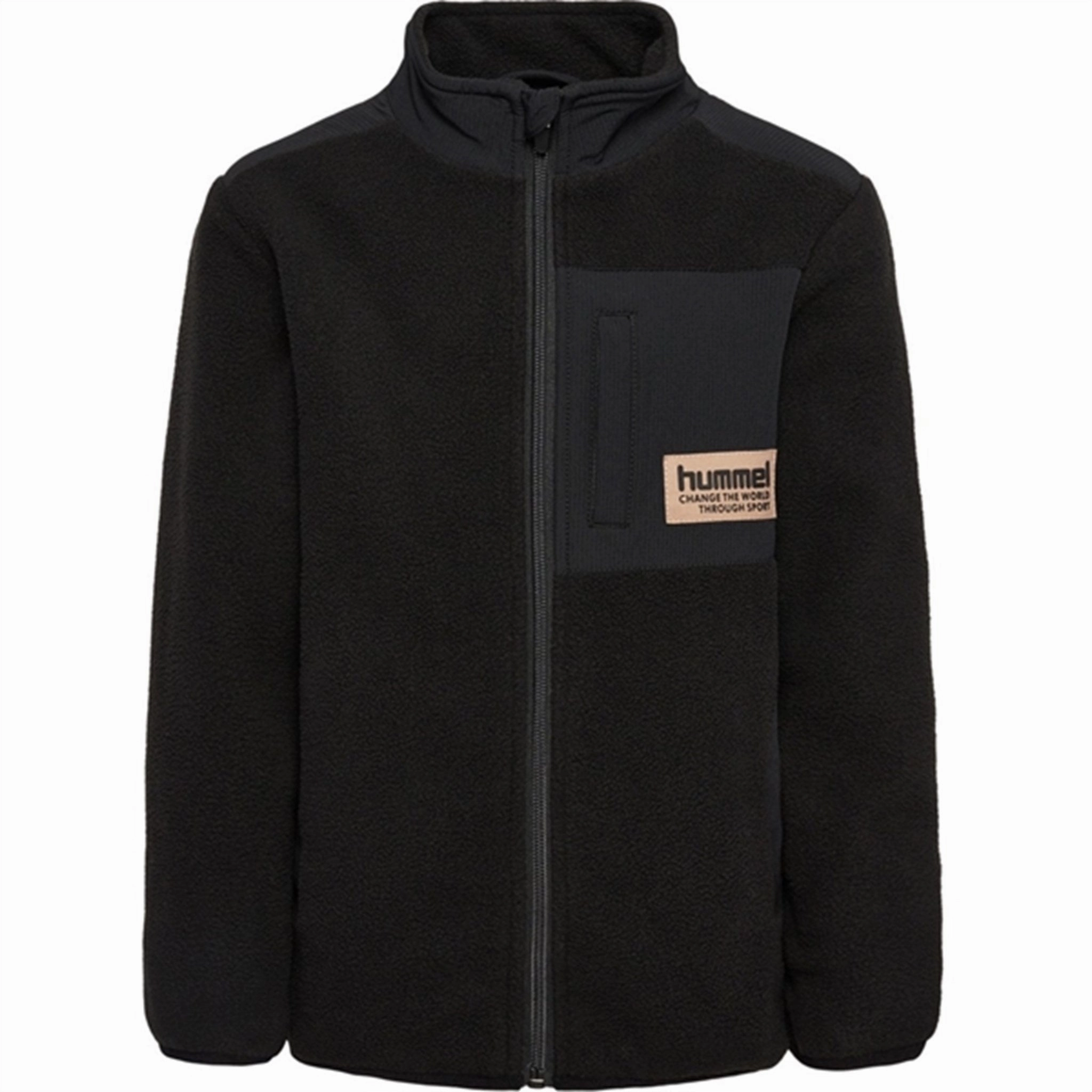 Hummel Black Dare Fleece jacket Army Style