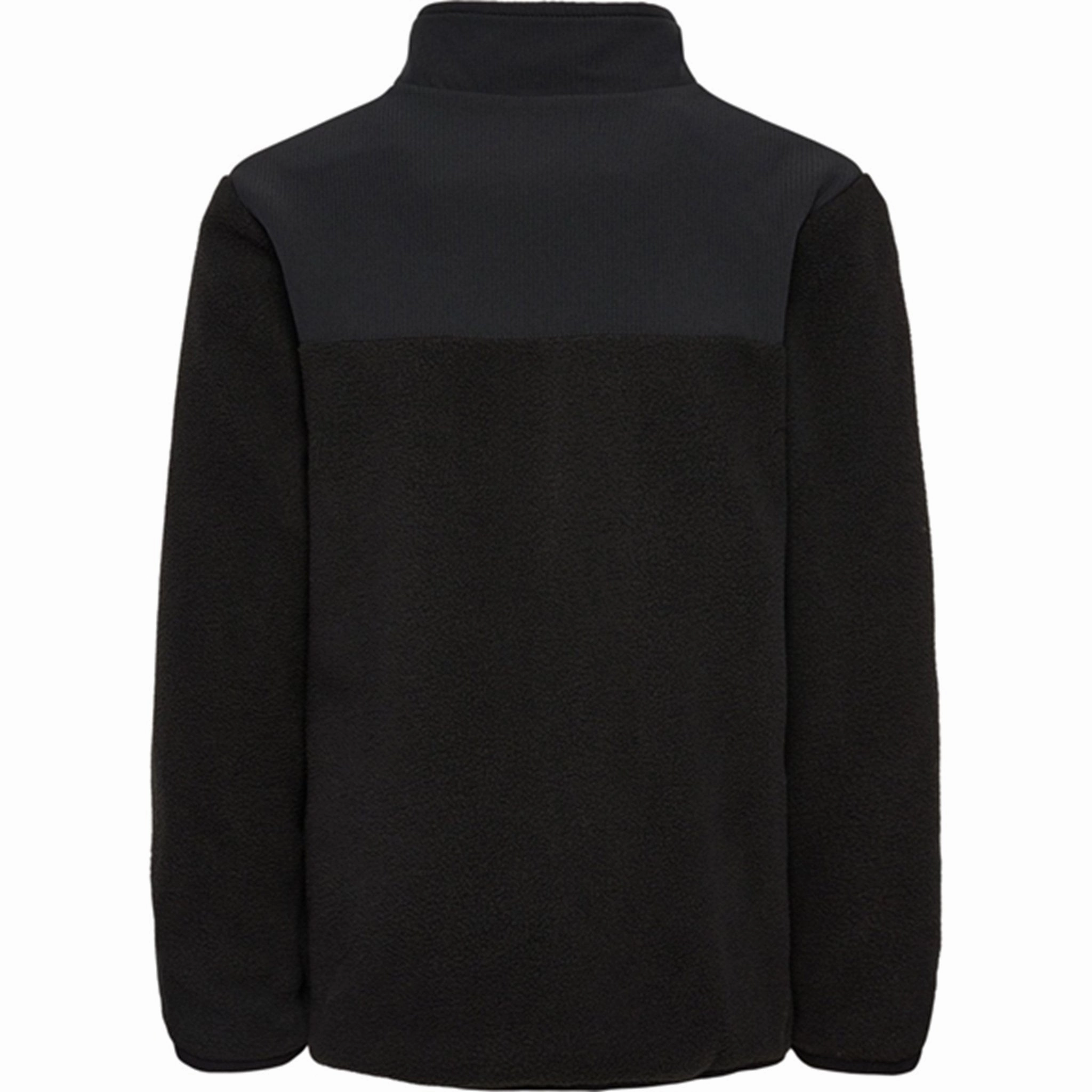 Tapered Hem Travel Street Style Hummel Black Dare Fleece jacket