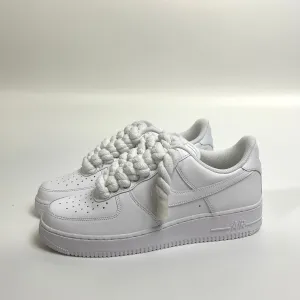 supination - correcting shoes training - day running shoes Rope Air Force 1 - Pure White