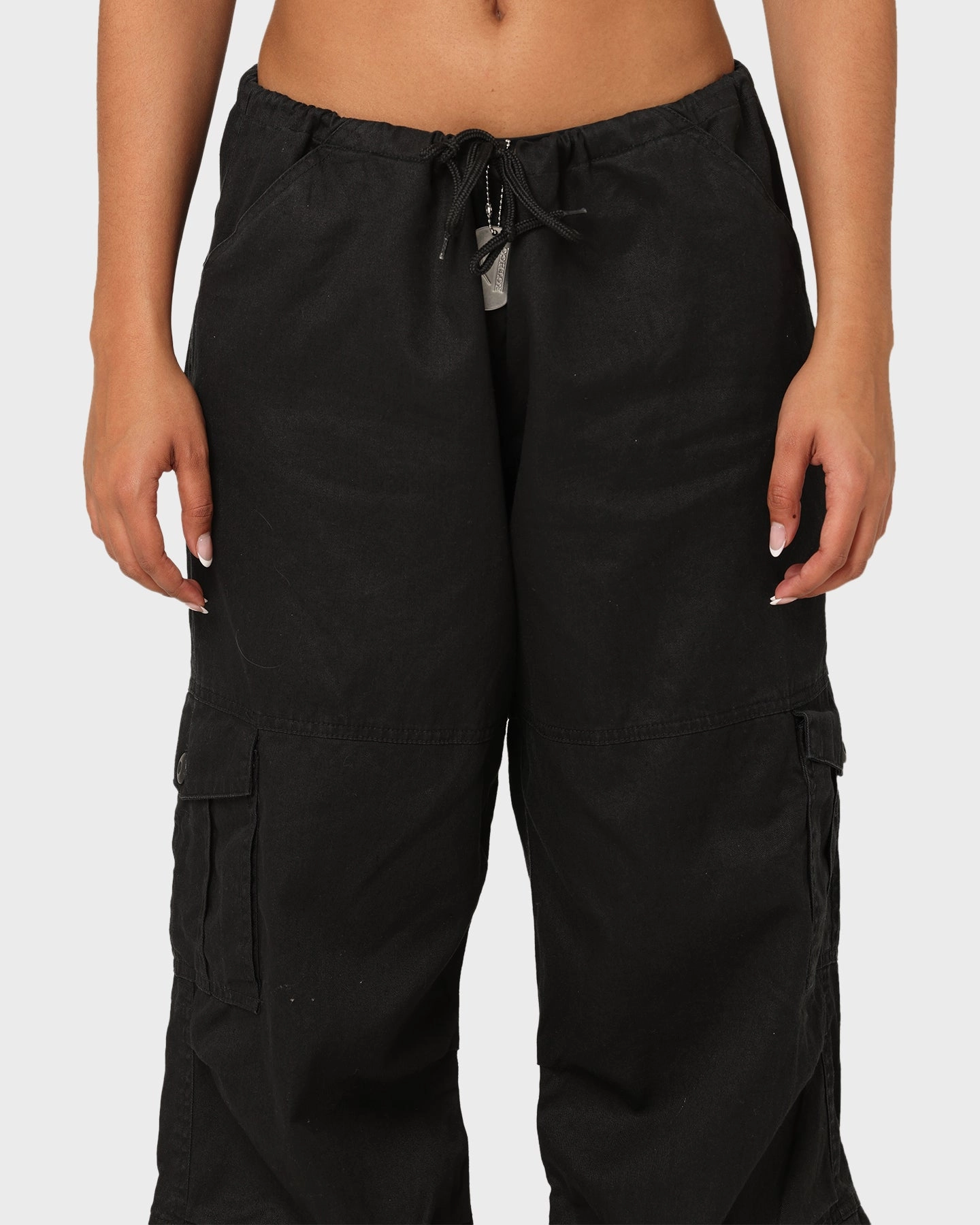 Rothco Women's Vintage Paratrooper Fatigue Cargo Pants Black Compact Fit Casual Comfort Fit