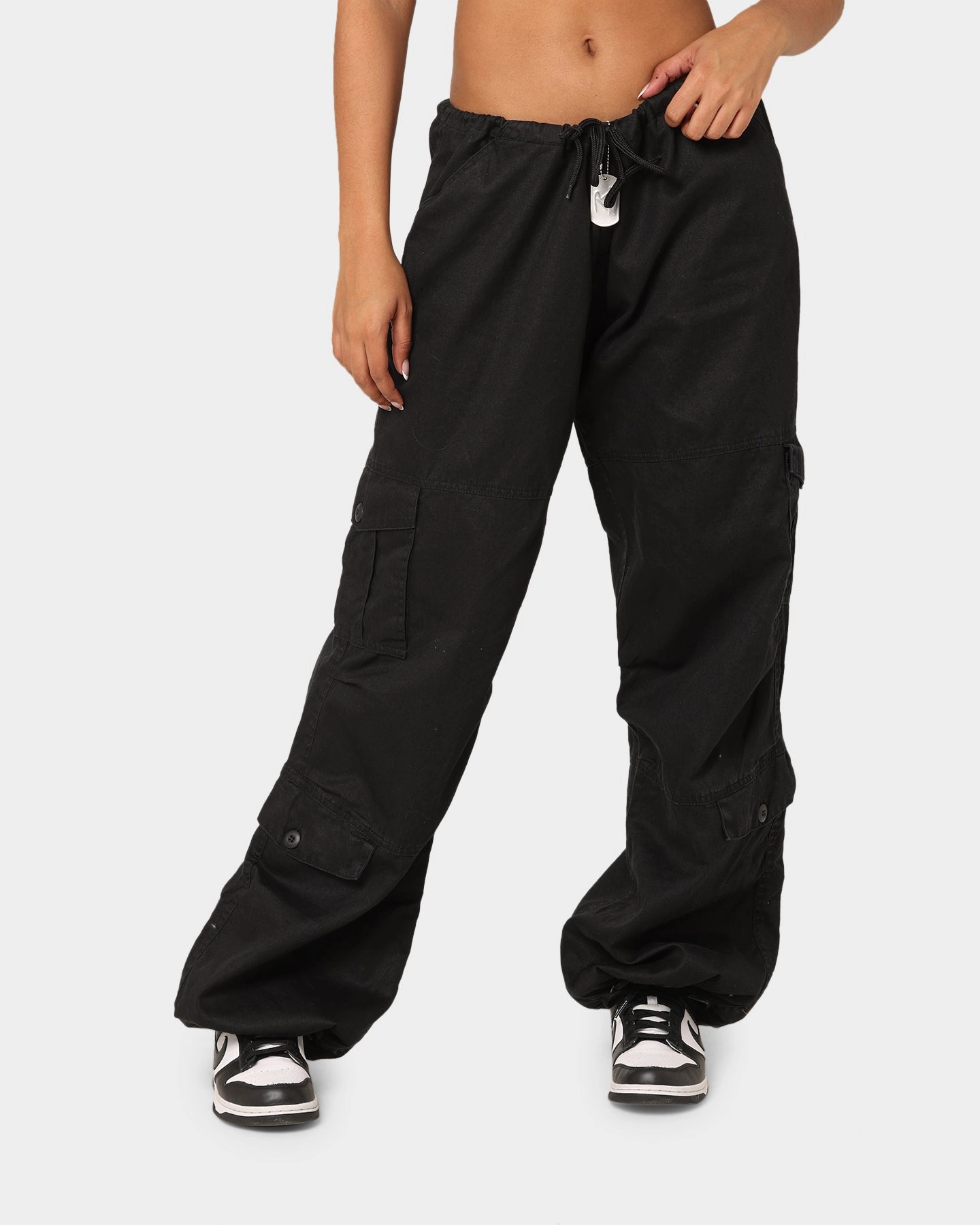 Modern Comfort Quick Slip Rothco Women's Vintage Paratrooper Fatigue Cargo Pants Black