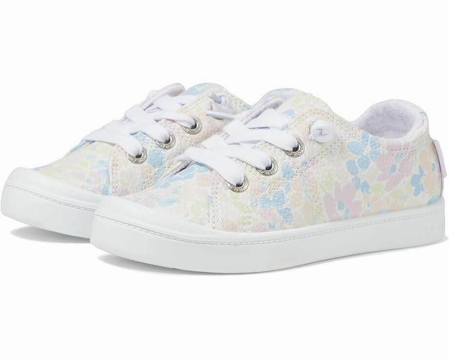 Roxy Bayshore Plus ARGS600146-WLU Kids US 2 White Floral Comfort Shoes KHD157 Torque Control Plate