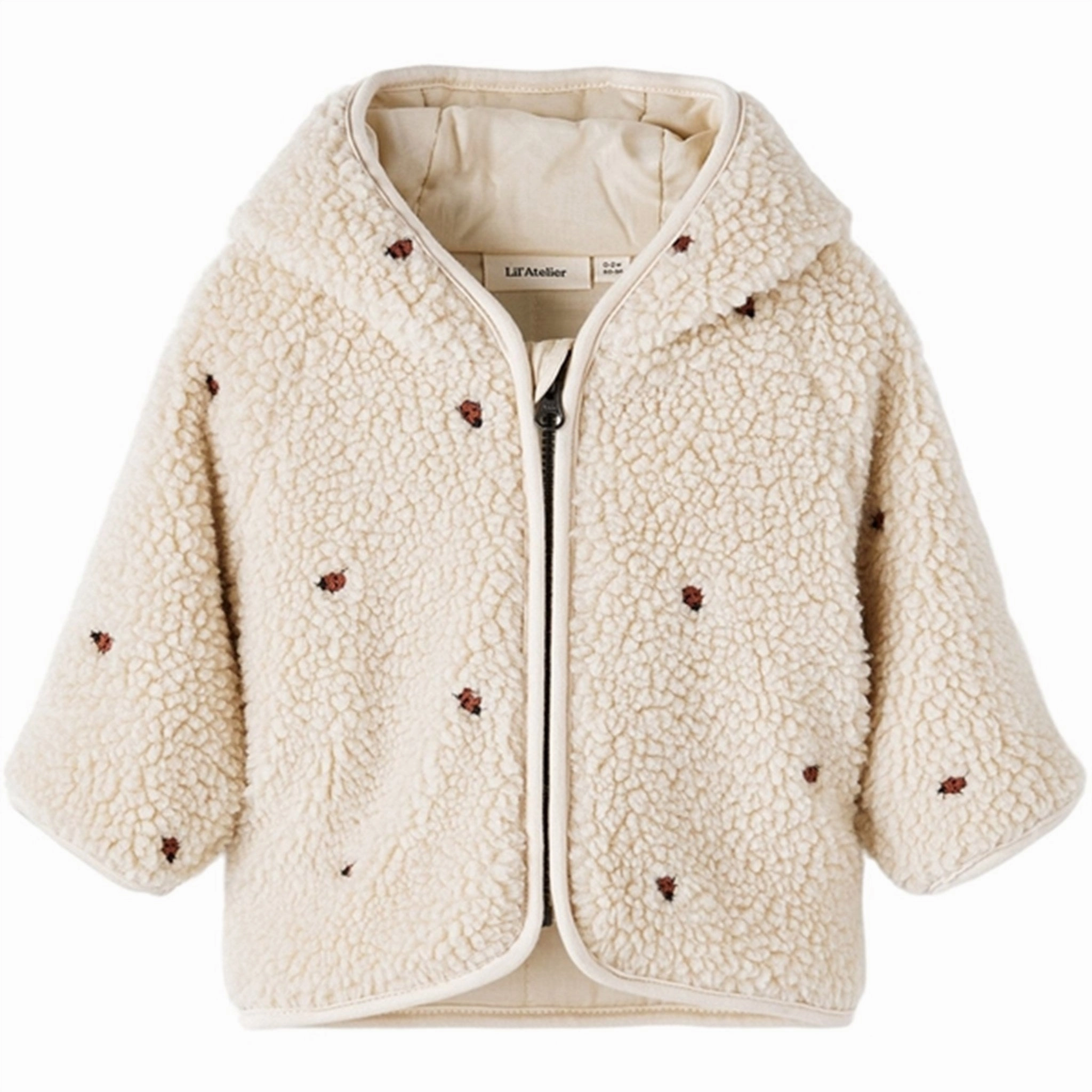 Slim Fit Styles Multi Use Piece Lil'Atelier Fog Nalo Loose Sherpa Jacket