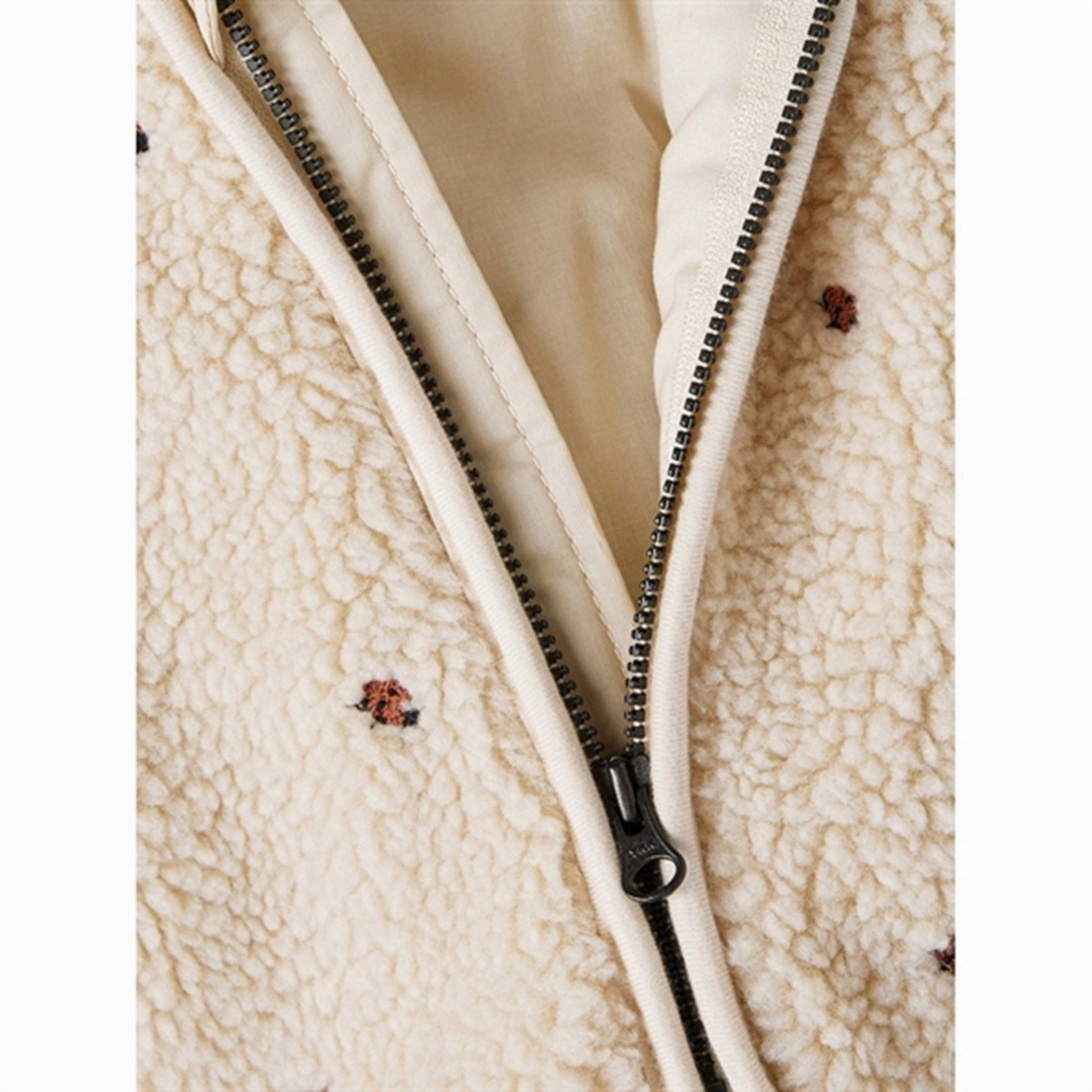 Stretch Fit Everyday Layers Lil'Atelier Fog Nalo Loose Sherpa Jacket