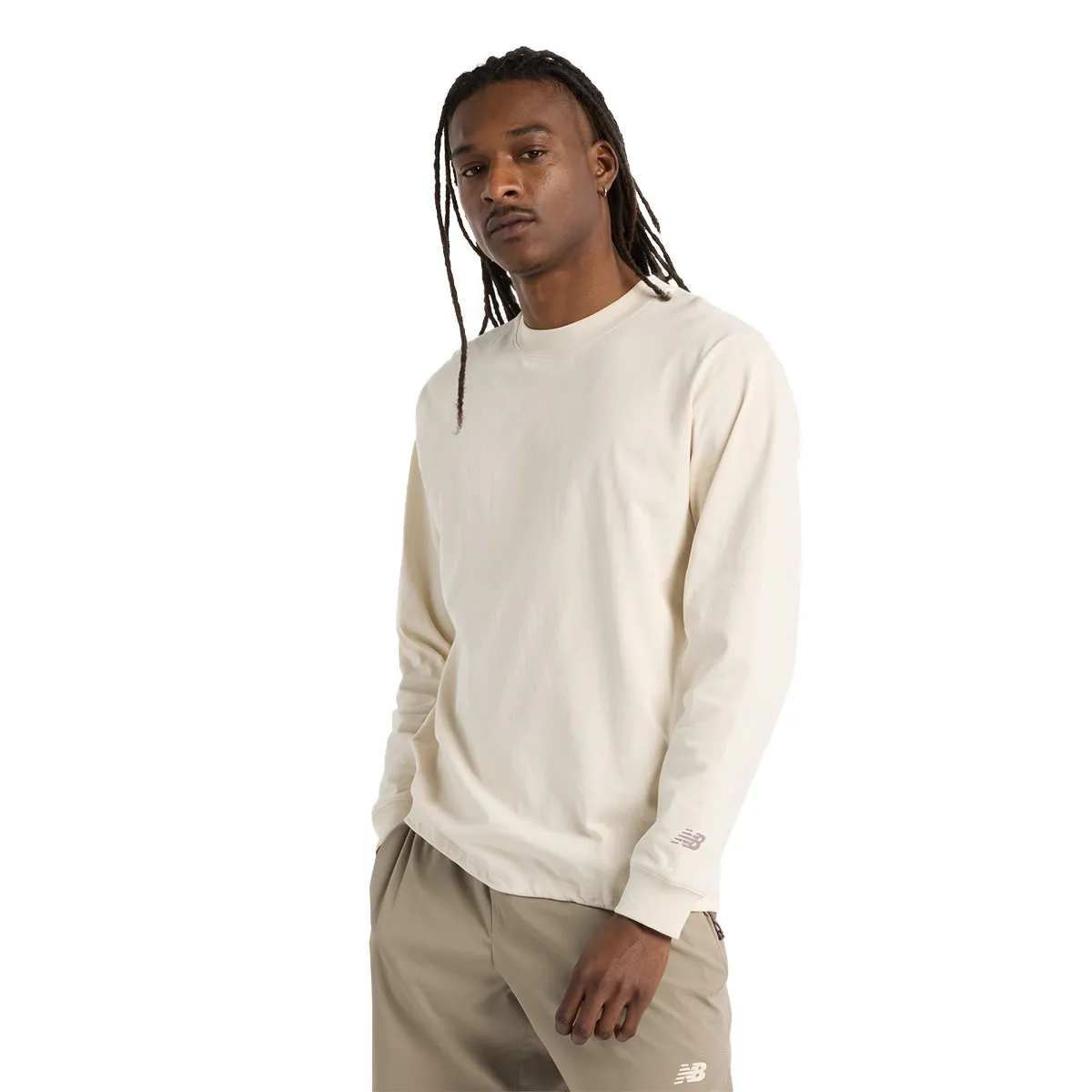 Run Energy Long Sleeve Tee 'Linen' Trend-setting arch Everyday Comfort