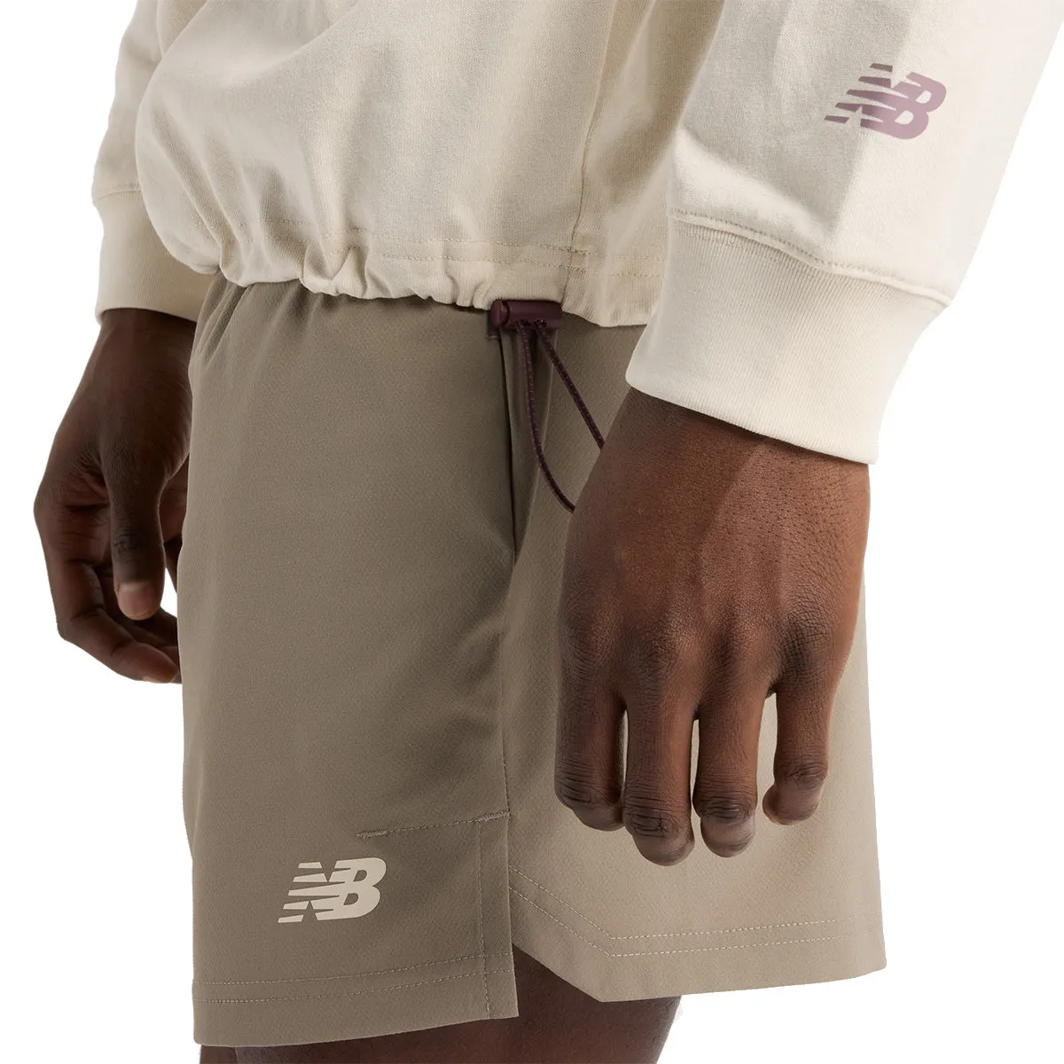 Breath Detail Relaxed Step Run Energy Long Sleeve Tee 'Linen'
