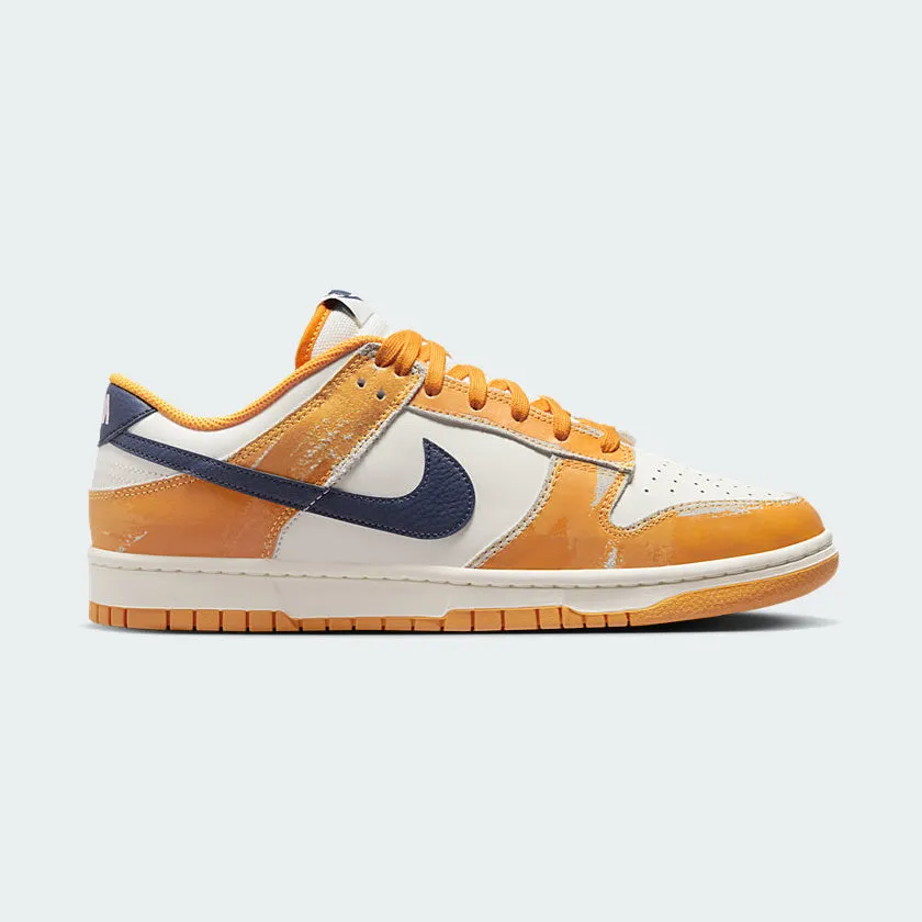 Nike Dunk Low Men's White Leather Trainers FN3418 100 track runner shoes