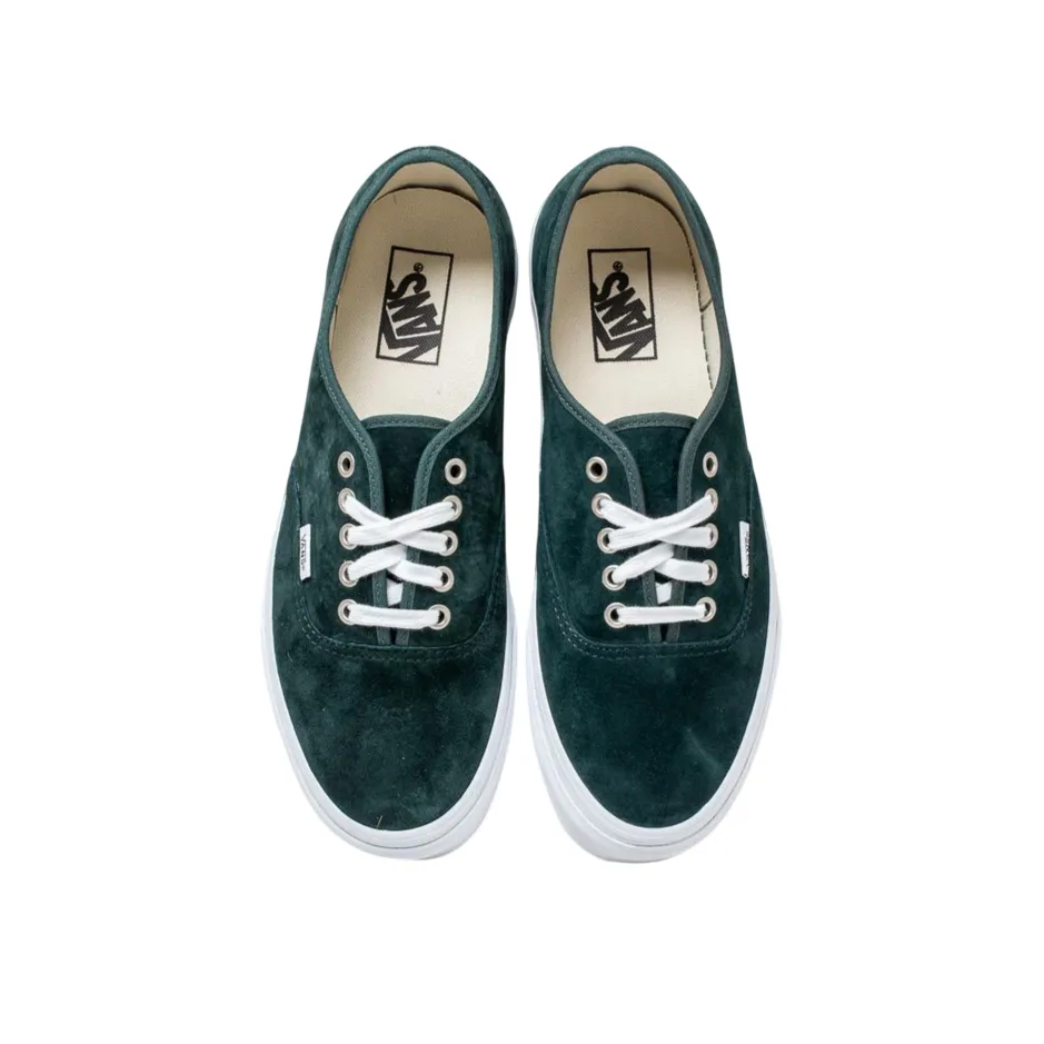 Vans Authentic Donna Pelle Scamosciata VN0A38EMU5J | Sneakers verde Moisture Wicking Insole