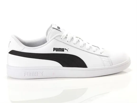 Puma scarpa sneakers da uomo Smash v2 365215 01 bianco adjustable footwear
