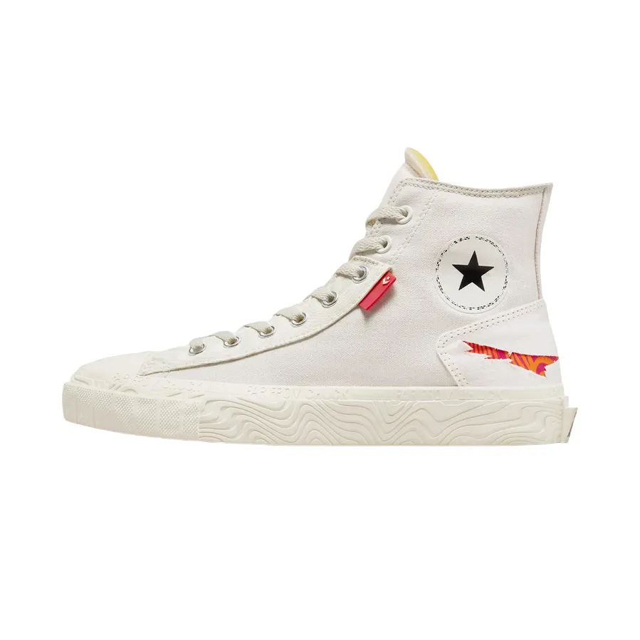 Converse Chuck Taylor Alt Star Tear Away sneakers alta A00794C Light Bone/Bianco vintage Youth runner Odor   Resistant