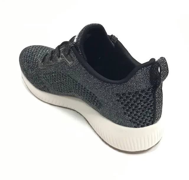 All - gender Customizable Fit Option Skechers scarpa sneakers da donna Bobs Squad Glitz Maker 117006 BLK nero