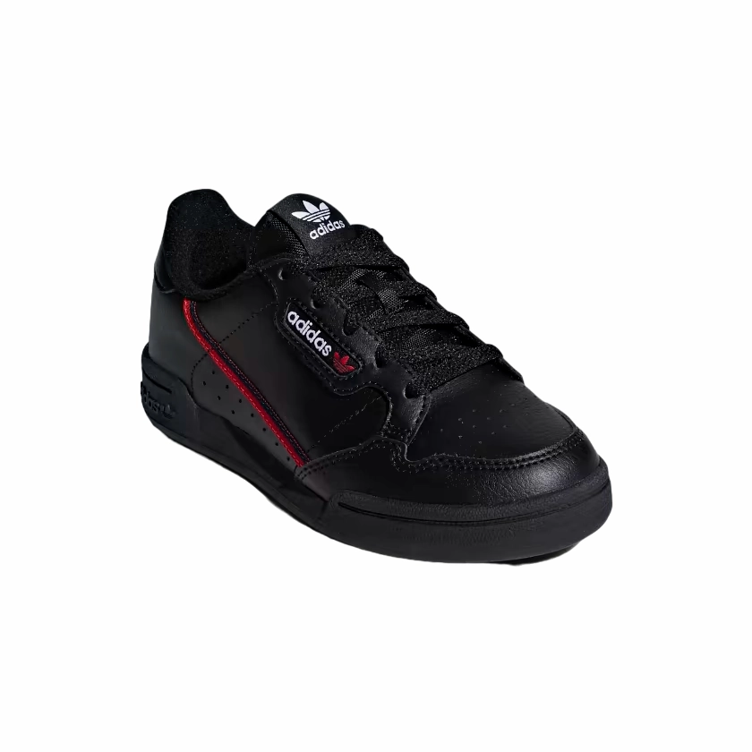 Reinforced toe box quick - drying lining shoes Adidas Originals sneakers da ragazzo Continental 80 C G28214 black